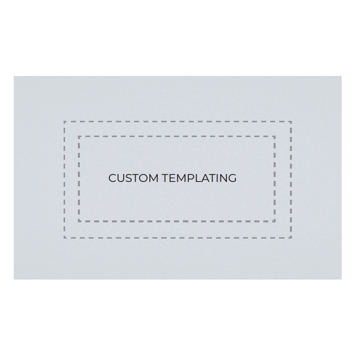 CUSTOM SINK TEMPLATING